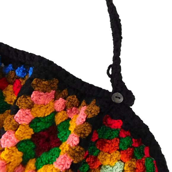 Rare Alanui Good Vibes Embassy Crochet Bralette Cropped Top Size M - Picture 6 of 10